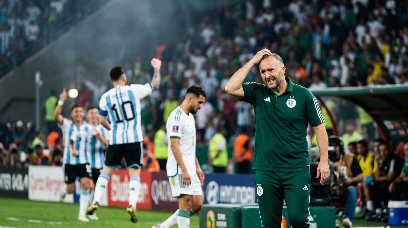 Algeria Coach Attributes Messi's Record-Tying Hat-Trick to Team Errors