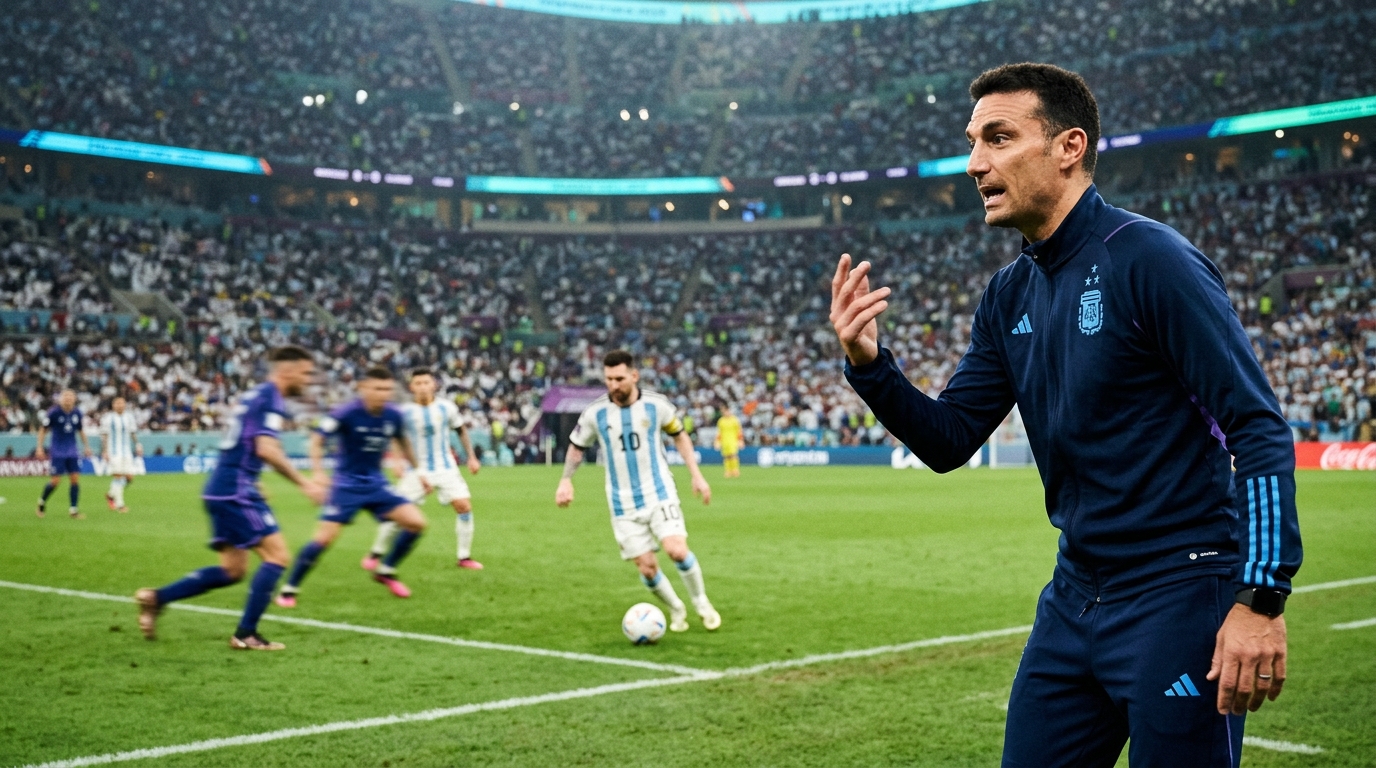 Argentina Coach Scaloni on Messi's 'Unexplainable Magic'