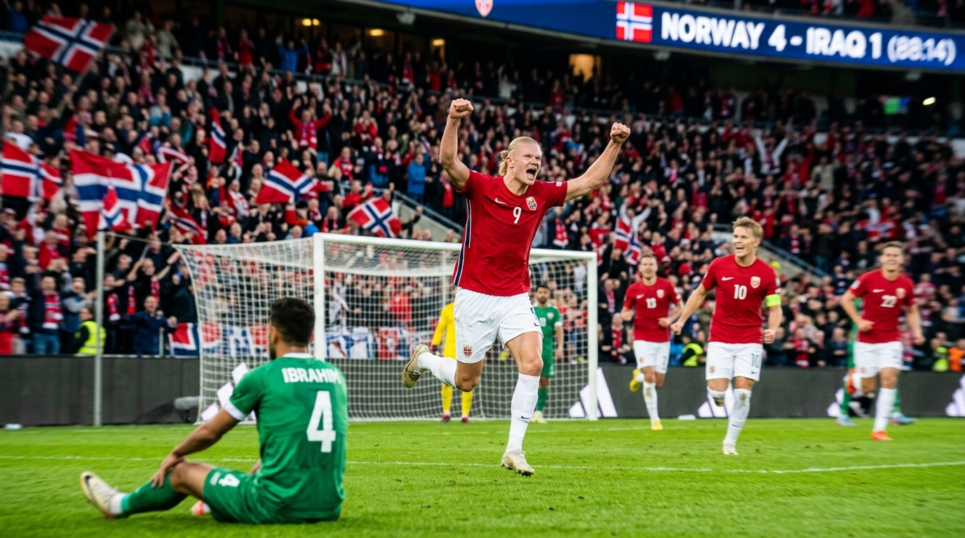 Erling Haaland Scores Brace as Norway Begins World Cup 2026 Campaign with Victory
