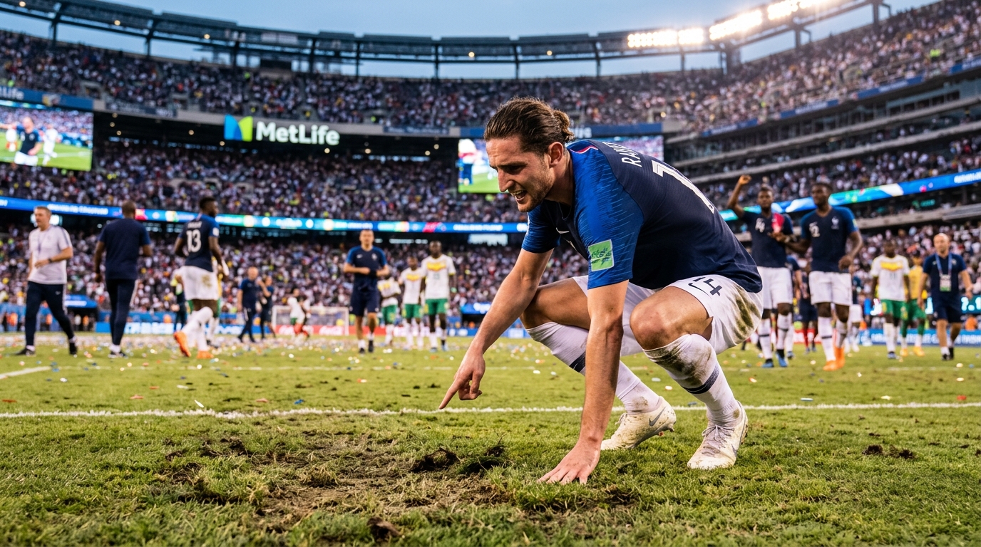 France Midfielder Rabiot Criticizes MetLife Stadium Pitch After World Cup Opener