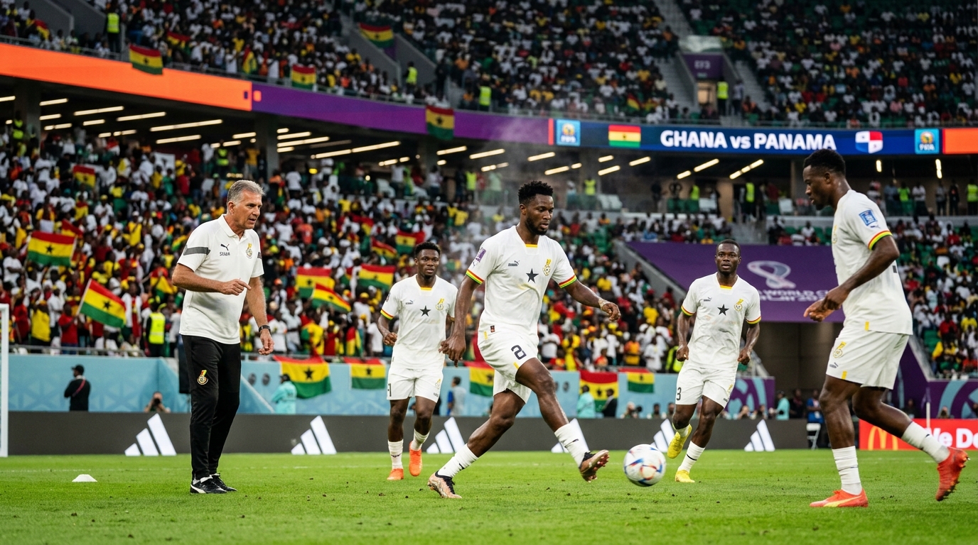 Ghana's Black Stars Prepare to Face Panama Amidst Historical Context