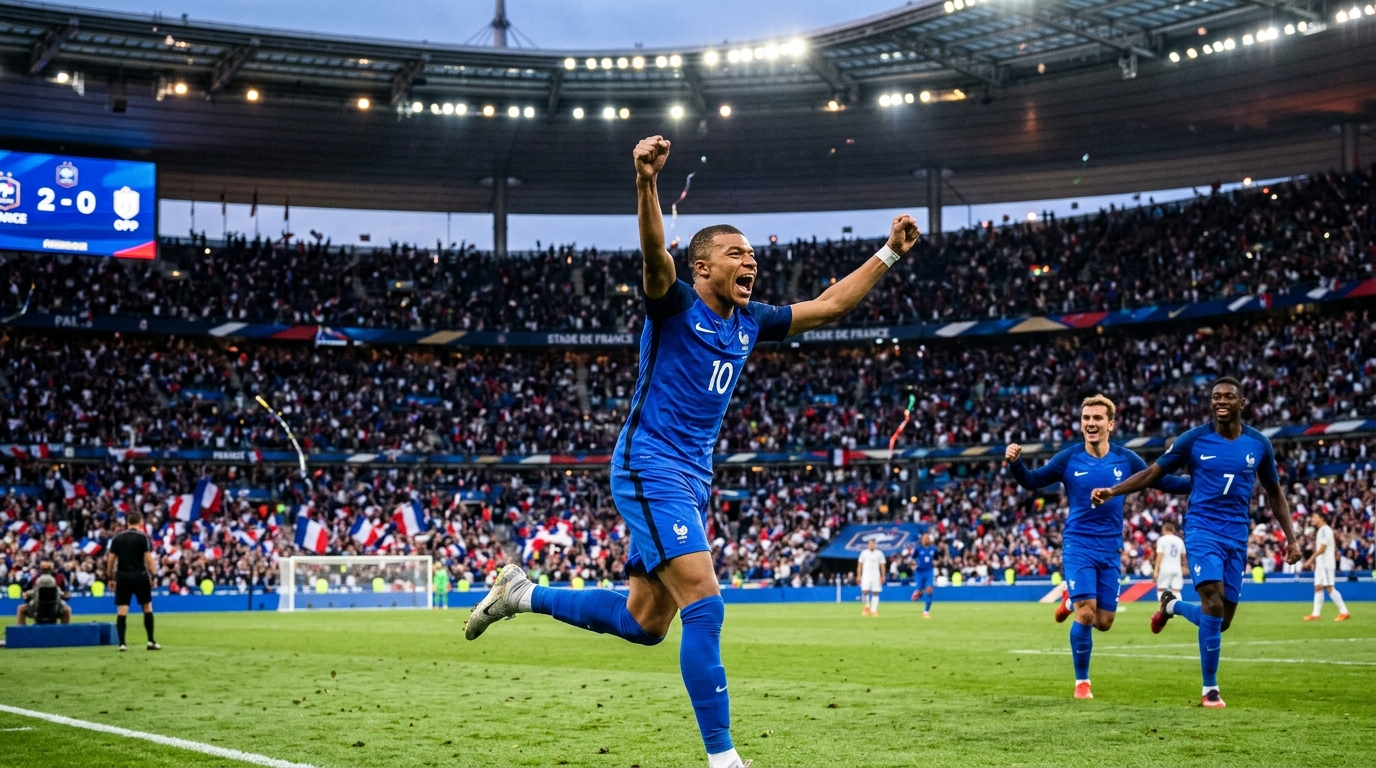 Kylian Mbappé Breaks All-Time Goal Scoring Record for France