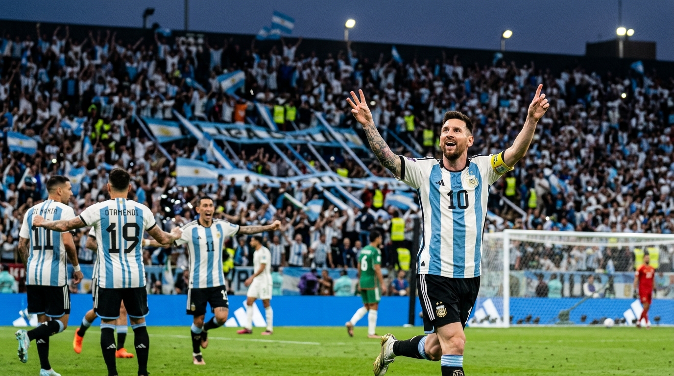 Lionel Messi Achieves Hat-trick, Equals Iconic World Cup Record