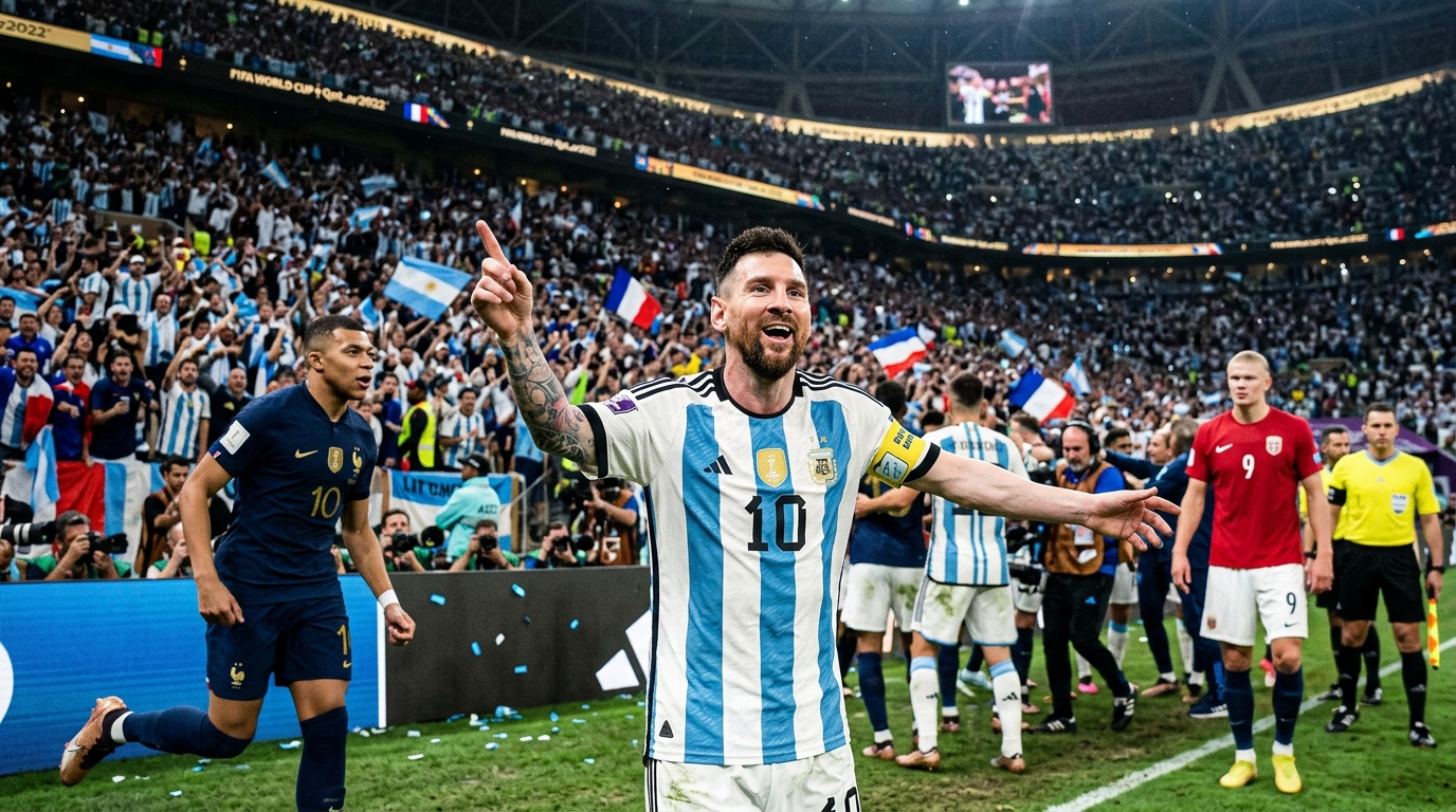 Lionel Messi Takes Top Billing Amidst World Cup Superstars