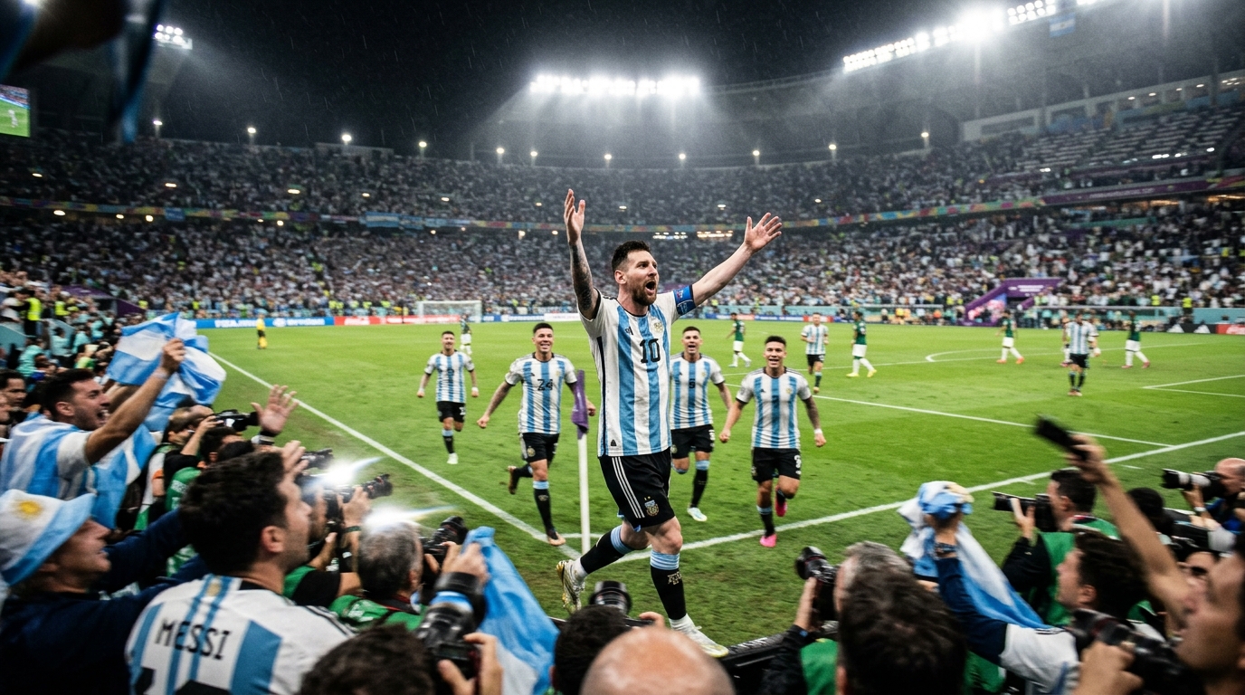 Lionel Messi Ties Career World Cup Goals Record with Hat-Trick for Argentina