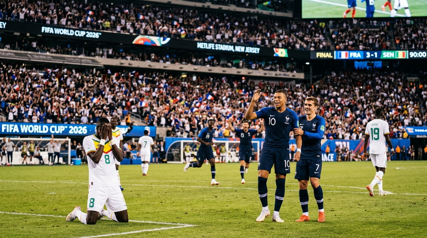 Senegal Falls to France 3-1 in World Cup Opener